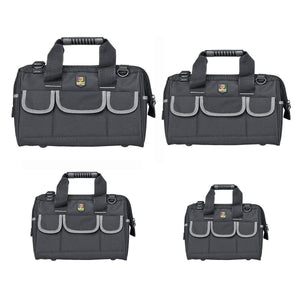 Oxford Tool Bag Waterproof Hand Tool Storage Bag Electrician Bag Large Capacity Tool Storage Bag 12/14/17/19 Inch