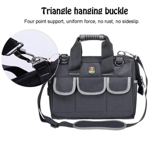 Oxford Tool Bag Waterproof Hand Tool Storage Bag Electrician Bag Large Capacity Tool Storage Bag 12/14/17/19 Inch