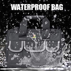 Oxford Tool Bag Waterproof Hand Tool Storage Bag Electrician Bag Large Capacity Tool Storage Bag 12/14/17/19 Inch