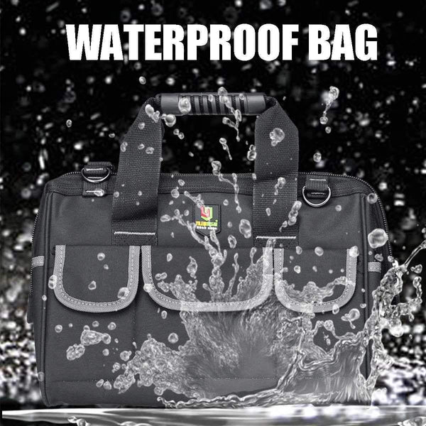 Oxford Tool Bag Waterproof Hand Tool Storage Bag Electrician Bag Large Capacity Tool Storage Bag 12/14/17/19 Inch