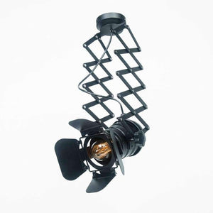 Planet Gates OY16C04A black / 31-40W / China OYGROUP Industrial Loft Stretch Ceiling Lamps Iron Lamp Body E27 Bulbs Retro Spotlight Track Lights Commercial Decoration bar