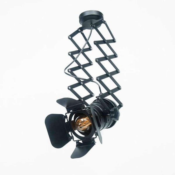 Planet Gates OY16C04A black / 31-40W / China OYGROUP Industrial Loft Stretch Ceiling Lamps Iron Lamp Body E27 Bulbs Retro Spotlight Track Lights Commercial Decoration bar