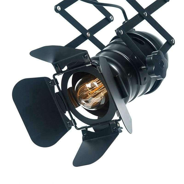 Planet Gates OY16C04A black / 31-40W / China OYGROUP Industrial Loft Stretch Ceiling Lamps Iron Lamp Body E27 Bulbs Retro Spotlight Track Lights Commercial Decoration bar