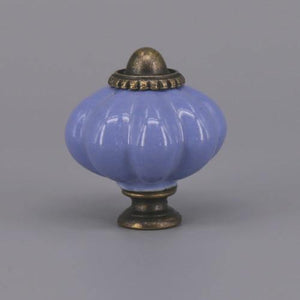 1x Hot selling Pumpkins Knobs Ceramic Kitchen Cupboard Cabinet Wardrobe Baby Children Room Pull Drawer 33mm Porcelain Handle