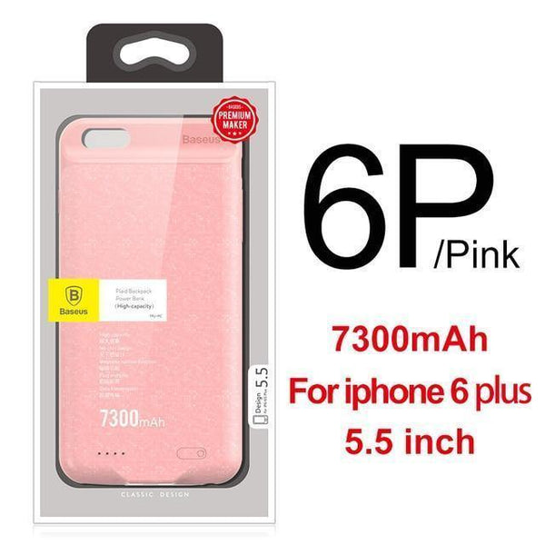 Planet Gates P 7300 For I6 Plus / China Baseus 5000/7300mAh Battery Case For iPhone 6 Plus 6s Plus Power Bank Charging Case For iPhone 6 s 6s Battery Charger Case Cover