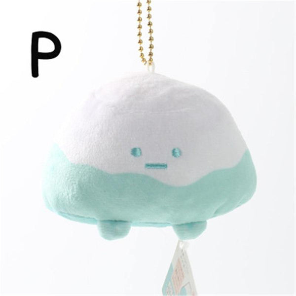 7Cm Sumikko Gurashi Plush Pendant Keychain Plush Toys For Childen Kids Stuffed Doll Toys Girls Birthday Gift Bag Hang Pendant