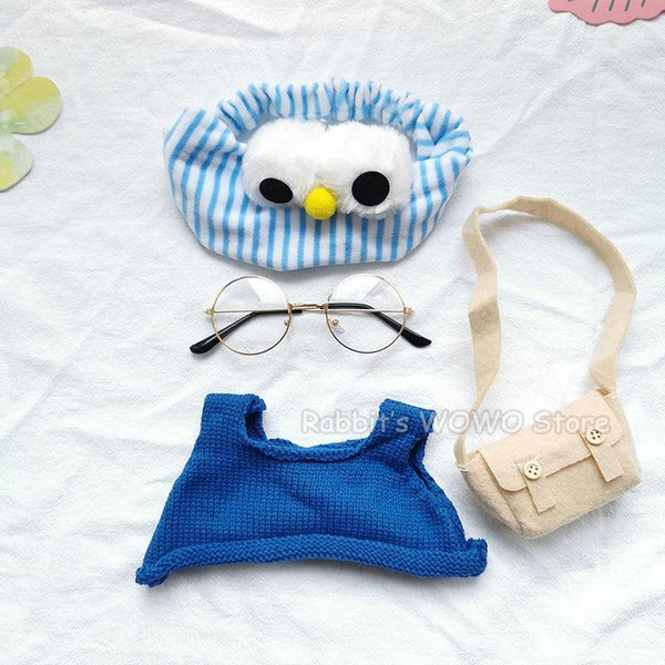 30cm LaLafanfan Cafe Duck Plush Toy Doll Clothes  Cartoon Yellow Duck Stuffed Dolls Doll Accessories Kids Toys Gift For Children