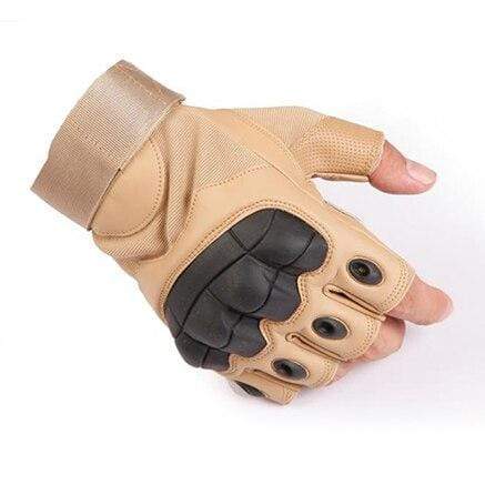 Planet Gates P10-Brown / L / China Military Tactical Gloves PU Leather Full Finger Glove Airsoft Paintball Bicycle Hunting Hiking Cycling Men Mittens Fingerless
