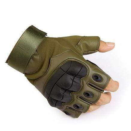 Planet Gates P10-Green / M / China Military Tactical Gloves PU Leather Full Finger Glove Airsoft Paintball Bicycle Hunting Hiking Cycling Men Mittens Fingerless