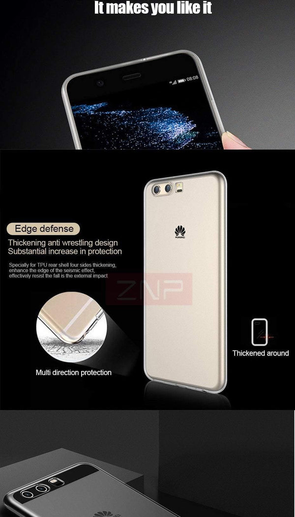 Planet Gates P10 ZNP Silicone Soft TPU Transparent Case For Huawei P10 P10 Plus High Quality Transparent Cover Cases For Huawei P10 lite P10 Case
