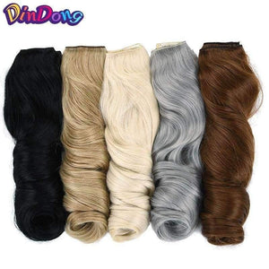 Planet Gates P4/27 / 18inches Synthetic Flip In Hair Wavy Clip in Hair Extensions 3/4 Half Wig 3 Styles 50 Colors Available Premium Heat Resistant