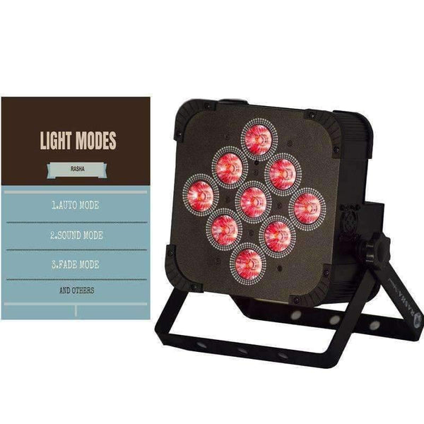 Planet Gates (Pack of 20) Rasha Hex Crux Battery Operated Wireless LED Par Projector V9 IRC Remote Control RGBAW UV LED PAR LIGHT 7/12CH