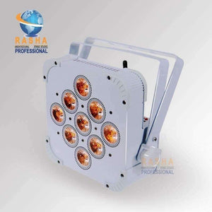 Planet Gates (Pack of 4) Rasha Hex Crux 9leds*18W 6in1 RGBAW UV Battery Operated Wireless LED Par Light For Event Party Flicker Free 7/12CH