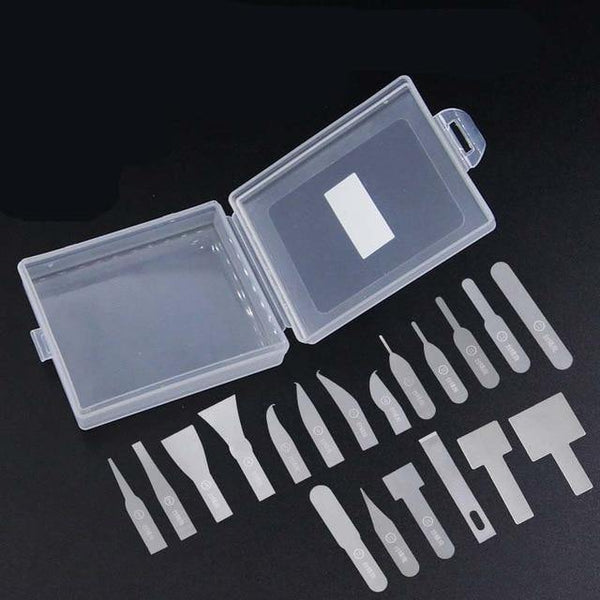 Planet Gates Package 3 A8 A9 A10 A11 CPU IC Powerful Glue Removal Blade Pry Knife Mobile Phone Motherboard Maintenance Disassemble Tool