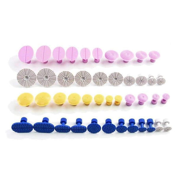 Planet Gates package2 PDR Tools Dent Puller Kit Car Paintless Dent Repair Tools Auto Repair Tool Set Glue Tabs Sucker Suction Cup Hand Tools Set