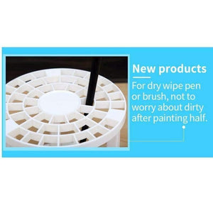 Planet Gates Paint Brush Pen Holder 49 Holes Pen Rack Display Stand Support Holder Painting Brush Pen Holder For Drawing Art Supplies