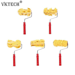 Paint Roller DIY Printing Pattern Rubber Roller Decoration Paint Wall Embossing Roller Wall Printing Tool Home Decoration