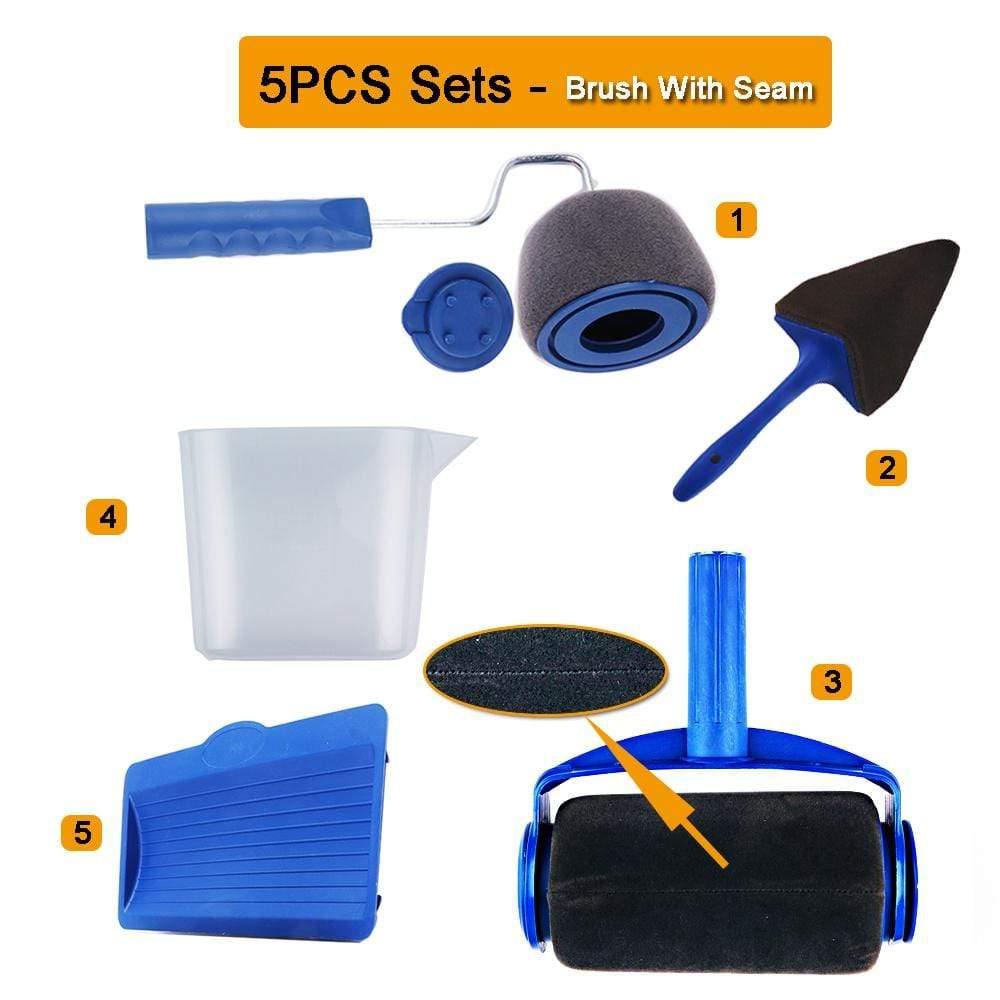 Paint Roller Multifunctional Household Use Wall Decorative Paint Roller Brush Tool 5/8pcs Painting Brushes Set without seam
