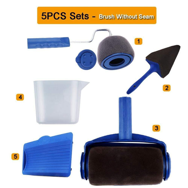 Paint Roller Multifunctional Household Use Wall Decorative Paint Roller Brush Tool 5/8pcs Painting Brushes Set without seam