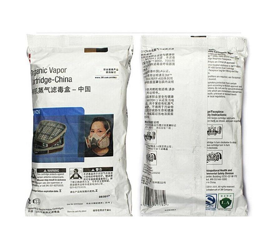 Planet Gates Paint Spraying Face Gas Mask Replace Fitting 6001cn Organic Vapor Cartridge For 3M 6000 7000 Series Respirator