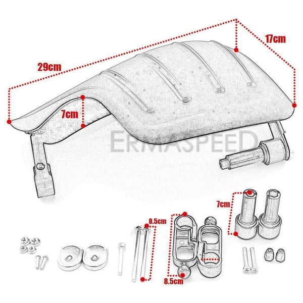 Planet Gates Pair 7/8" Windproof Motorcycle HandGuard Hand Guards for bmw f800r cb650f gsr 600 honda pcx 125 z900rs Motorbike Motocross