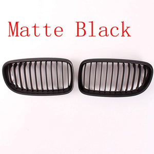 Planet Gates Pair Matte/Gloss Black Car Front Grille For BMW E90 LCI 3-Series Sedan/Wagon 09-11 Racing Grills