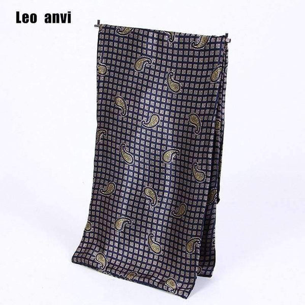 Planet Gates Paisley print cravat silk Scarf luxury brand men foulard Satin Scarves,Retro Soft Scooter bandana pattern male shawls and wraps