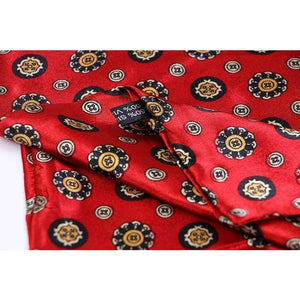 Planet Gates Paisley print cravat silk Scarf luxury brand men foulard Satin Scarves,Retro Soft Scooter bandana pattern male shawls and wraps