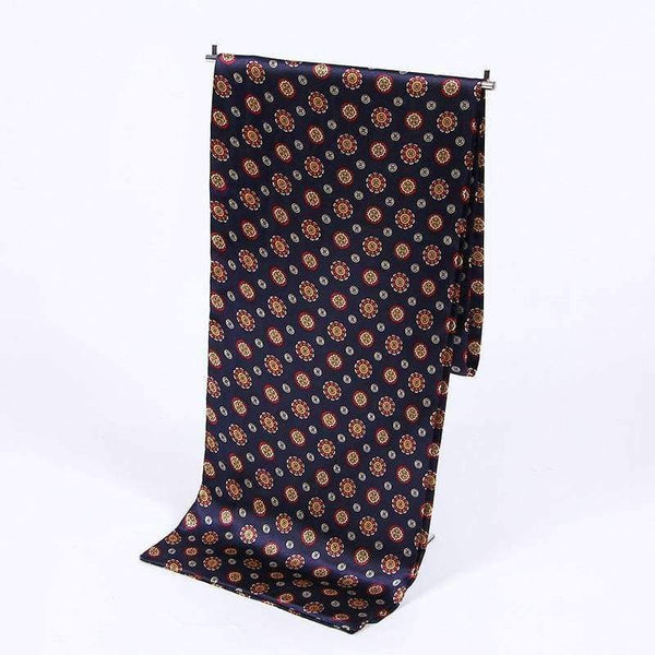 Planet Gates Paisley print cravat silk Scarf luxury brand men foulard Satin Scarves,Retro Soft Scooter bandana pattern male shawls and wraps