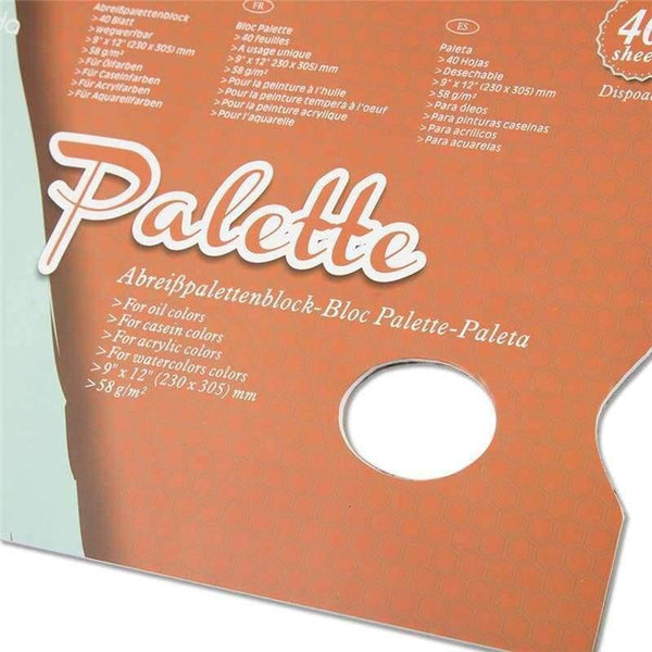 Planet Gates Palette Paper Pad with 40 Sheets 22*30cm white painting palette for painting Wholesale Art Supplies