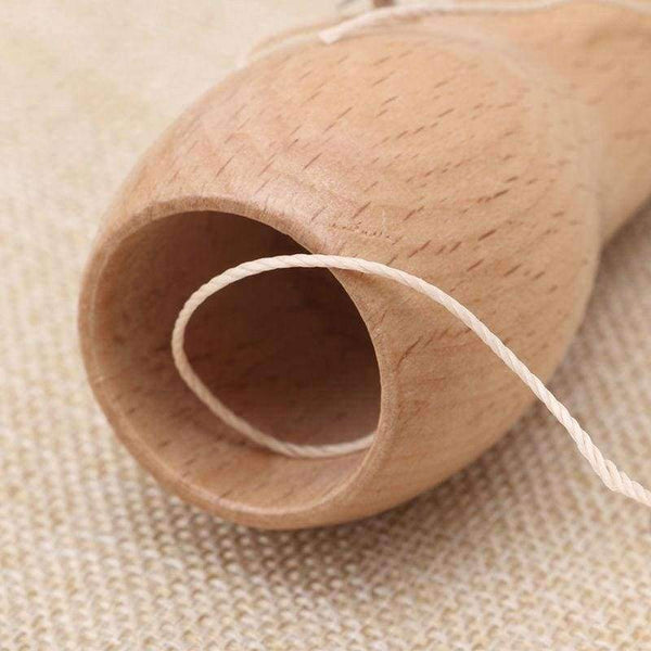Planet Gates Palmybest Carving Wax Line Wooden Handle Sewing Awl Stitcher Leather Canvas Tent Sewing Needle Craft DIY hand-stitched Tools