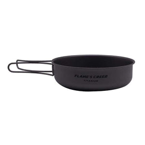 Planet Gates pan 150 TITANIUM FRYING PAN Outdoor Camping Picnic Lightweight Equipment Gear Outdoor
