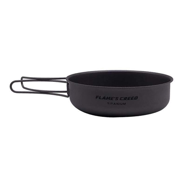 Planet Gates pan 150 TITANIUM FRYING PAN Outdoor Camping Picnic Lightweight Equipment Gear Outdoor