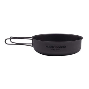 Planet Gates pan 150 TITANIUM FRYING PAN Outdoor Camping Picnic Lightweight Equipment Gear Outdoor