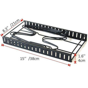 Planet Gates Pan Organizer Pot Rack Lid Holder Cookware Holders Adjustable Heavy Duty Cabinet Pantry Kitchenware for Kitchen Bronze