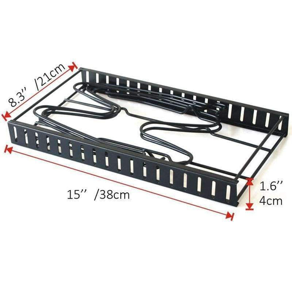 Planet Gates Pan Organizer Pot Rack Lid Holder Cookware Holders Adjustable Heavy Duty Cabinet Pantry Kitchenware for Kitchen Bronze