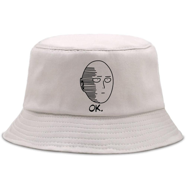 Planet Gates Panama Caps Men's Japan Anime One Punch Hero Woman Bucket Hats Summer Men Bob Chapeau Fishing Fisherman Hat