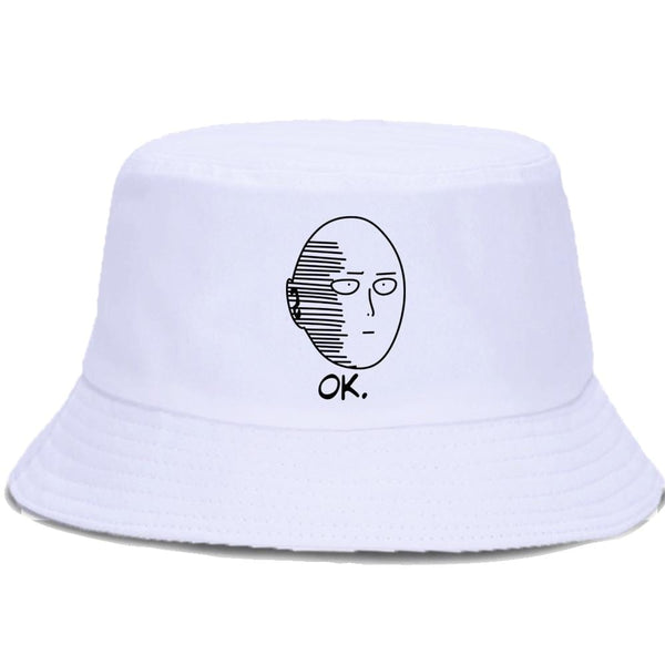 Planet Gates Panama Caps Men's Japan Anime One Punch Hero Woman Bucket Hats Summer Men Bob Chapeau Fishing Fisherman Hat