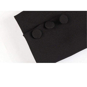 Planet Gates pant suits set / S Black Office pants Suit set  Female Casual Slim Elegant Women's Suits Coat V Neck Sexy Chic Set Suit Blazer or pants