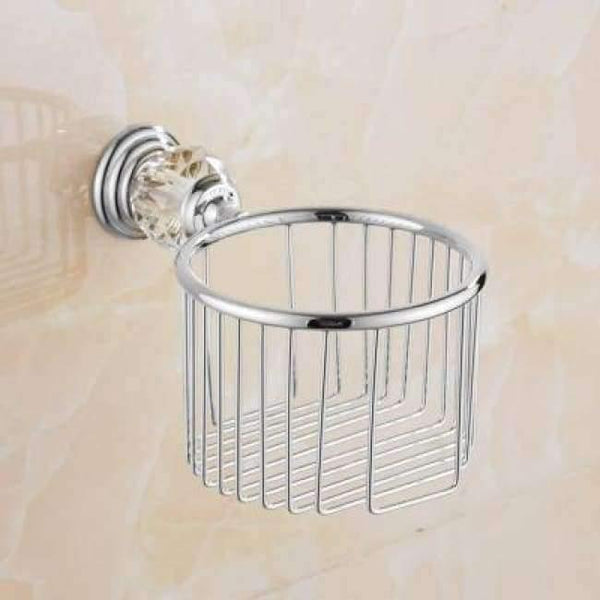 Bathroom Accessories Sets Silver Polished Chrome Bathroom Products Solid Brass Bathroom Hardware Sets jk6 - Planet Gates
