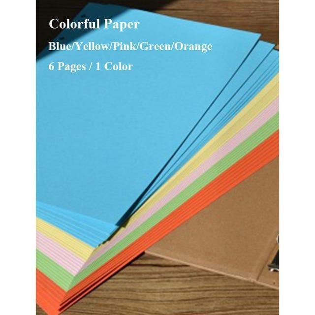 30Pages Blank/Loose-leaf Photo Album Scarpbook Handmade/Wedding/DIY/Self-Adhesive/Paper Photo Album Cover Kraft Album For Photos