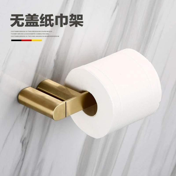 Planet Gates paper holder Gold Bathroom Hardware Set Bathrom Shower Shelf Wall Mounted Corner Shelf Organizer 304 Stainless Steel Brushed