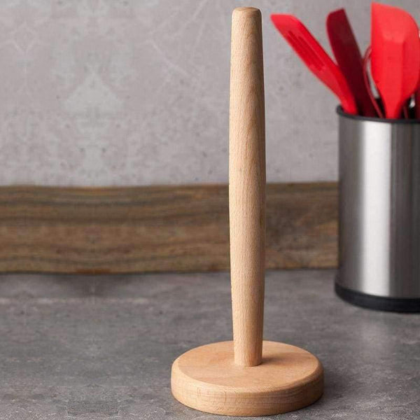 Planet Gates Paper Holder Natural Towel Rack Wooden Desk Paper OrganizerTowel Shelf Paper Kitchen Accessories Home Storage Organization