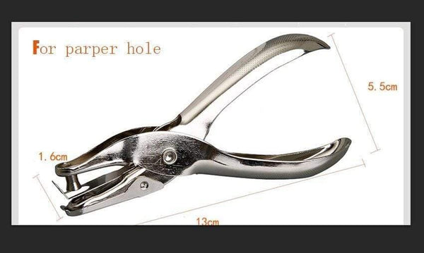 Planet Gates paper hole Heavy Duty Leather Belt Hole Punch Plier Eyelet Puncher Revolve Sewing Machine Bag Setter Tool Watchband Household Strap leather