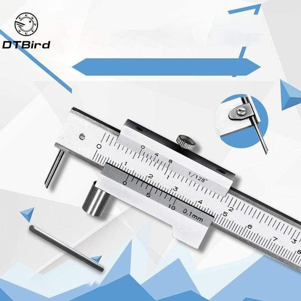Parallel crossed caliper 0-200mm stainless steel parallel crossed vernier caliper