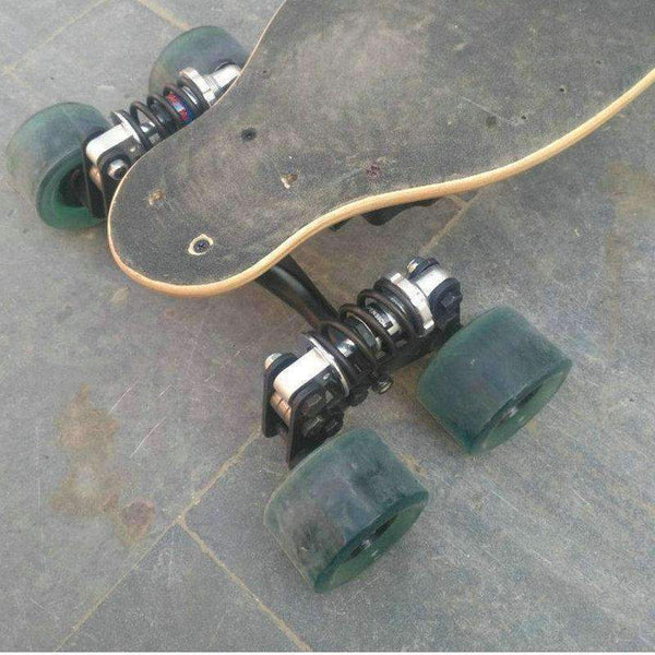 Planet Gates Parts A Electric Skateboard Truck Aluminum Bridge New Four skateboard wheels long skate board truck For Flate Plate Parts