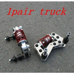 Planet Gates Parts A Electric Skateboard Truck Aluminum Bridge New Four skateboard wheels long skate board truck For Flate Plate Parts