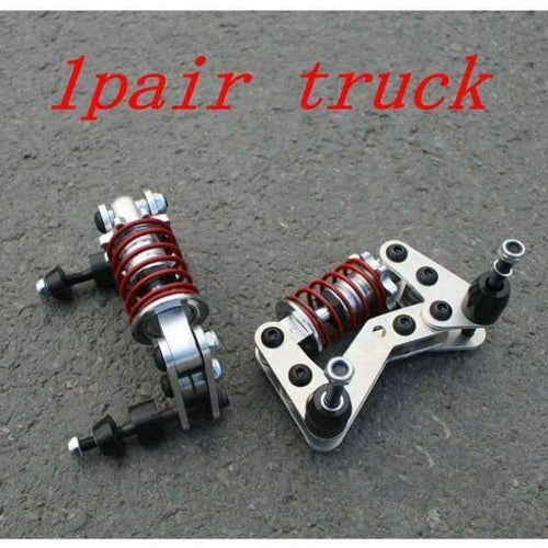 Planet Gates Parts A Electric Skateboard Truck Aluminum Bridge New Four skateboard wheels long skate board truck For Flate Plate Parts