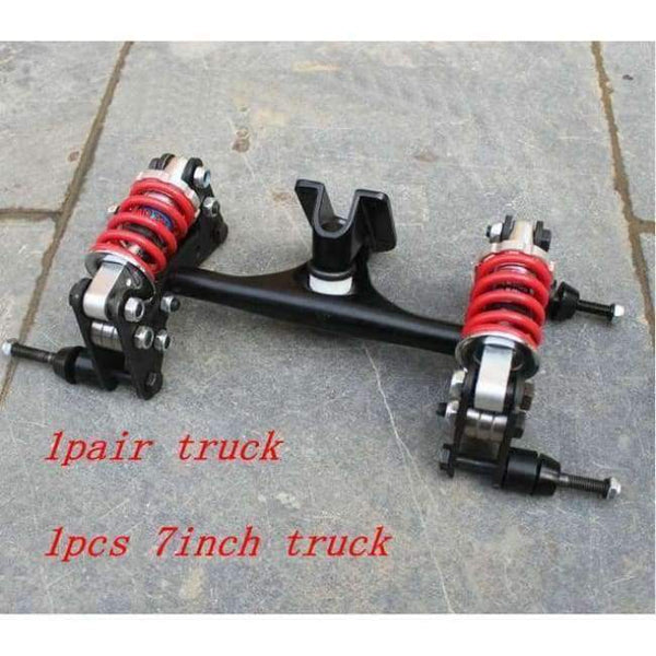 Planet Gates Parts B Electric Skateboard Truck Aluminum Bridge New Four skateboard wheels long skate board truck For Flate Plate Parts
