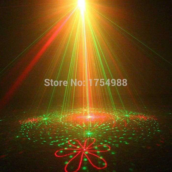 Planet Gates party light 5 Lens 80 Patterns RG Laser BLUE LED Stage Lighting DJ Show Light Green Red Home Professional Light